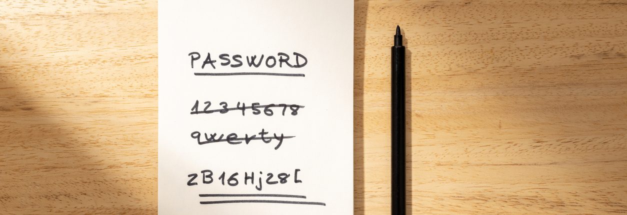 two examples of bad passwords