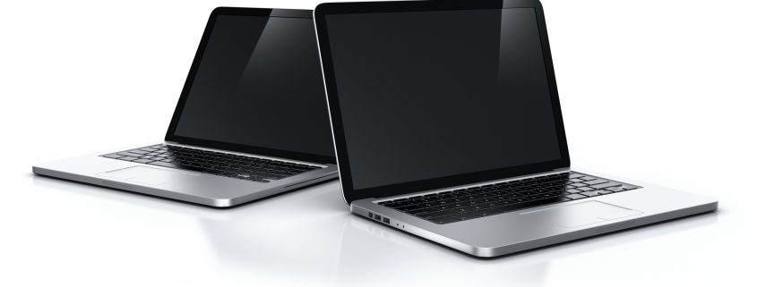 two laptops